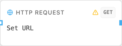 HTTP Request node card
