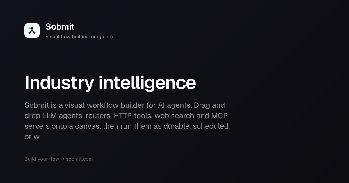 Industry intelligence